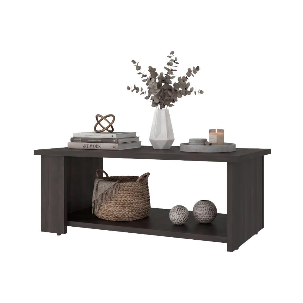 Mesa de Centro Dago, Nogal, con espacio para objetos decorativos ZF