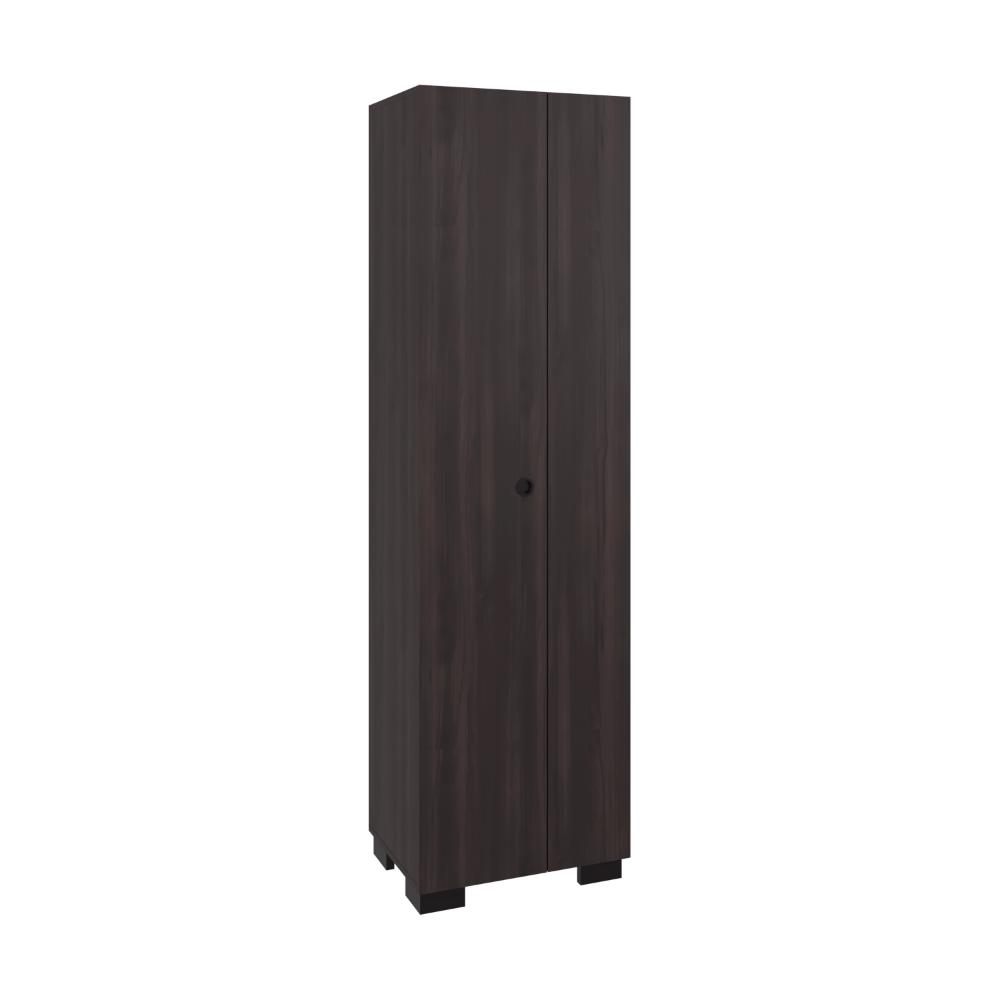 Mueble de Aseo Blake, Kronos Nogal, Incluye colgador para escobas y variedad de entrepaños ZF