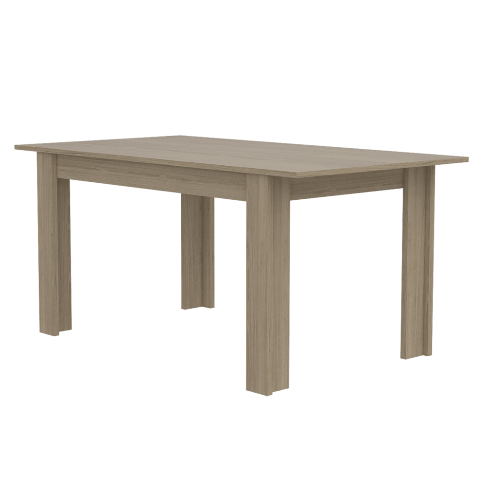Combo Comedor Limea, Beige, Wengue y Café Claro, Incluye Comedor y 6 Sillas - VIRTUAL MUEBLES