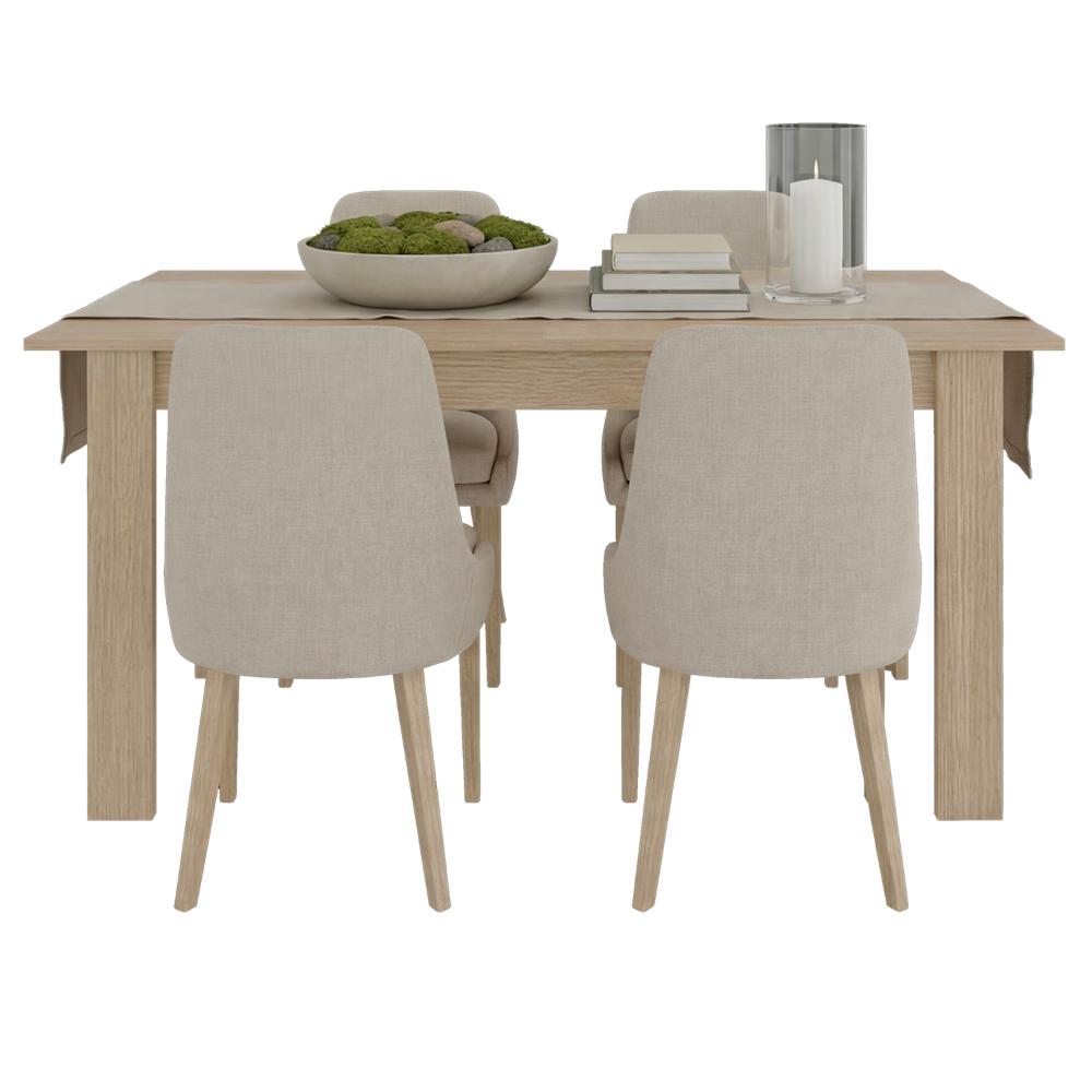Mesa Para Comedor Estrella, Cartagena, Con amplio Espacio Superior, No incluye sillas