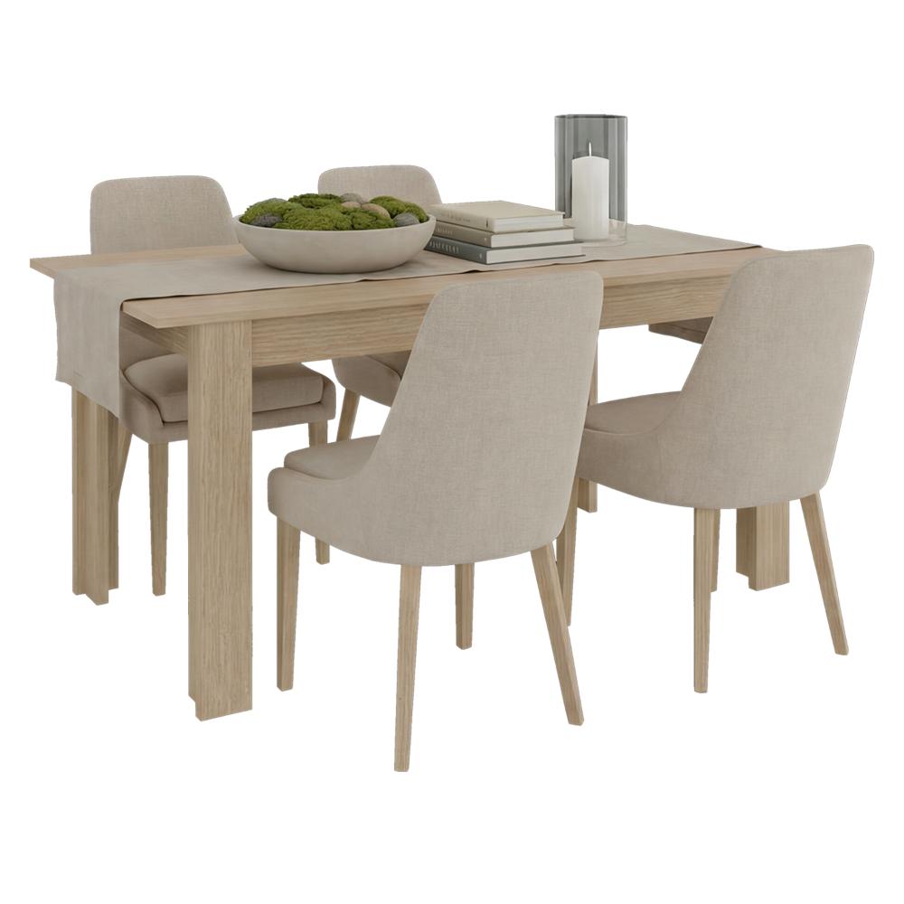 Mesa Para Comedor Estrella, Cartagena, Con amplio Espacio Superior, No incluye sillas