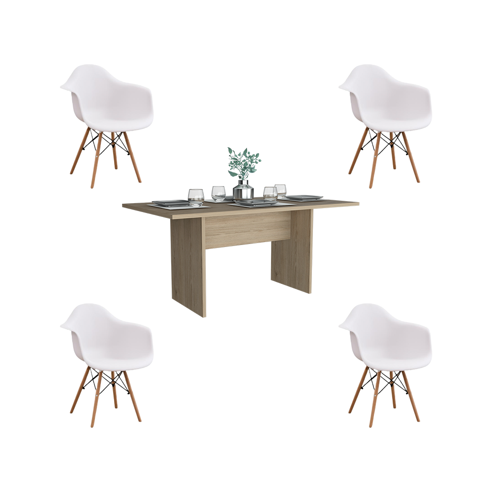 Combo Comedor Luxy , Incluye Comedor y 4 sillas