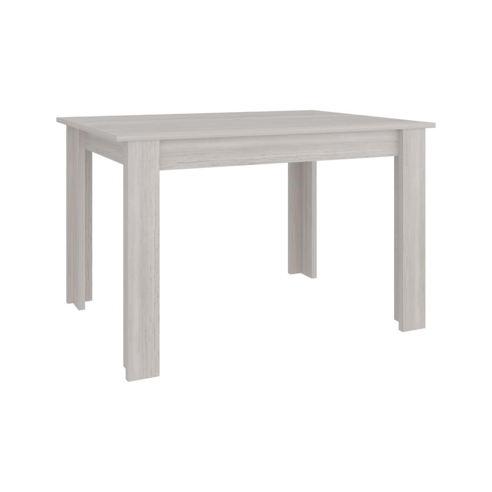 Combo Klarisa, Incluye Comedor y 4 Sillas en Color Blanco
