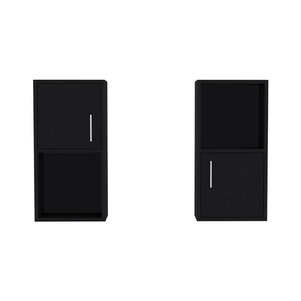 Gabinete de Baño Aqua 4, Wengue, con Puerta Abatible X2 ZF