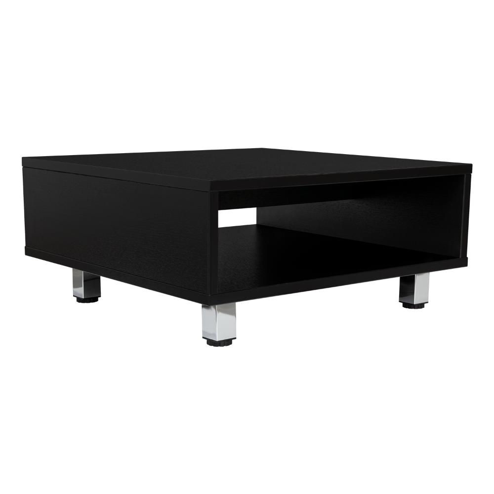Mesa de Centro Pity, Wengue, con Patas En Acero Cromado ZF