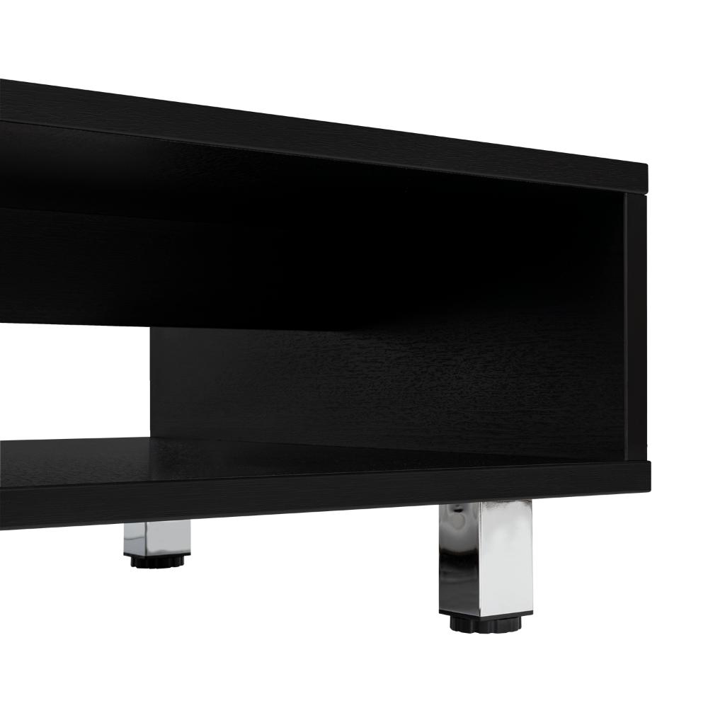 Mesa de Centro Pity, Wengue, con Patas En Acero Cromado ZF