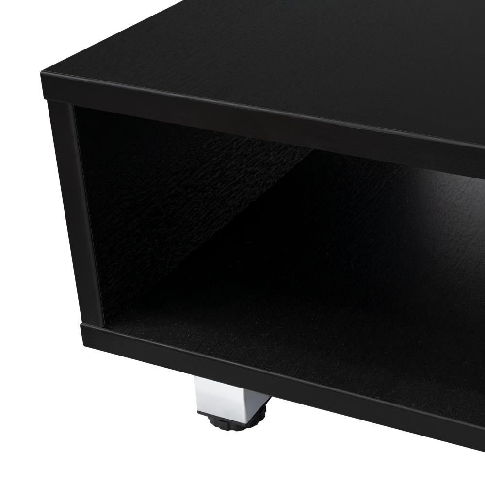 Mesa de Centro Pity, Wengue, con Patas En Acero Cromado ZF