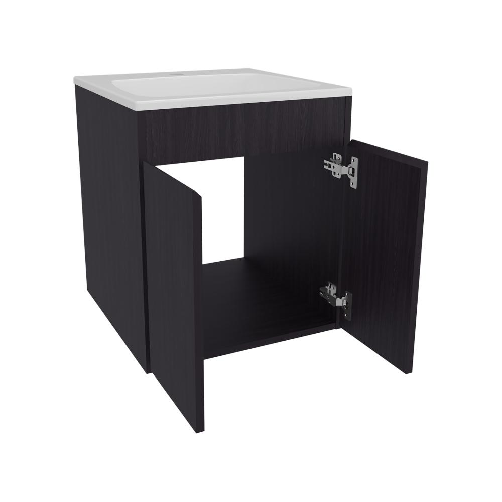 Mueble Para Lavamanos Meka, Wengue, Incluye Lavamanos Praia 45 ZF