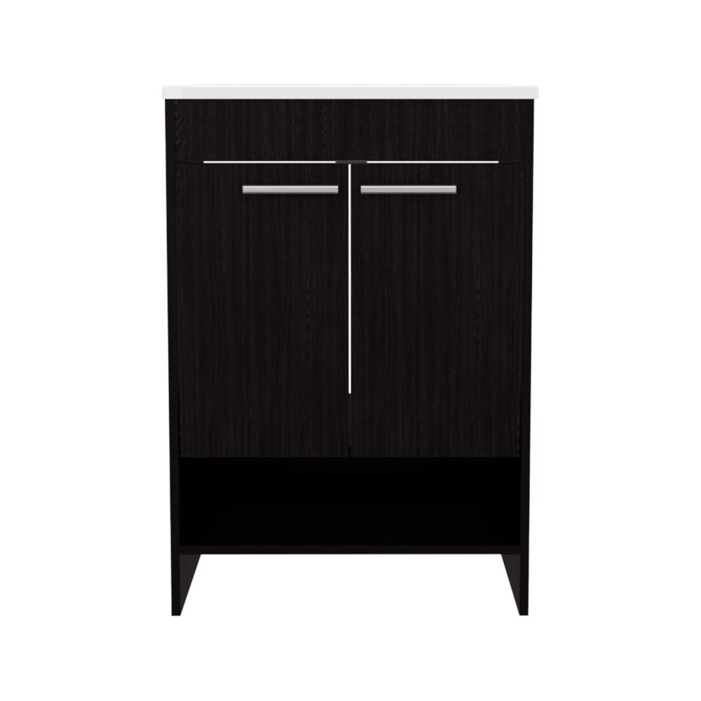 Mueble Para Lavamanos Lorenzo, Wengue, Incluye Lavamanos Praia 60 ZF