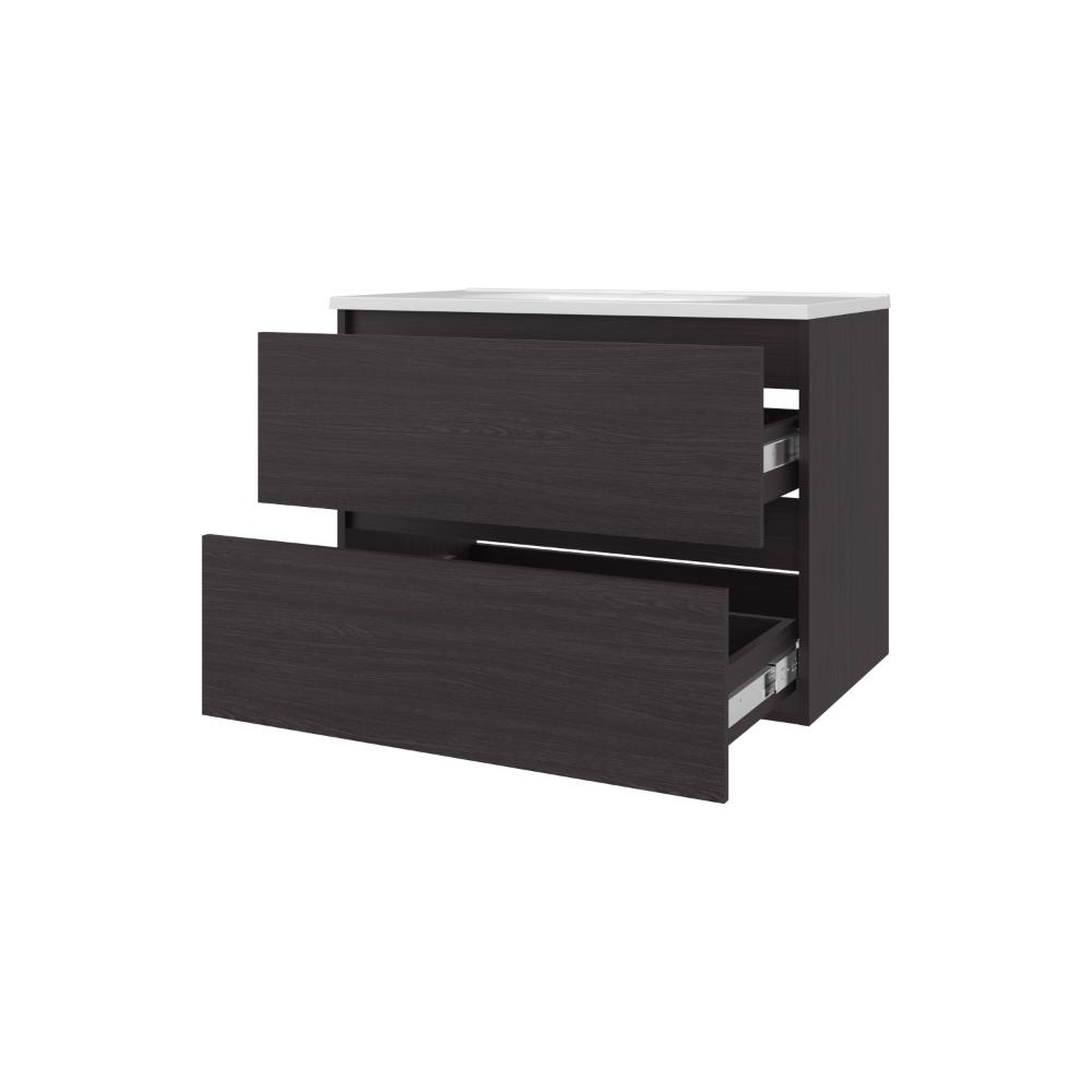 Mueble Para Lavamanos Opalo, Wengue, Incluye Lavamanos Praia 80 ZF
