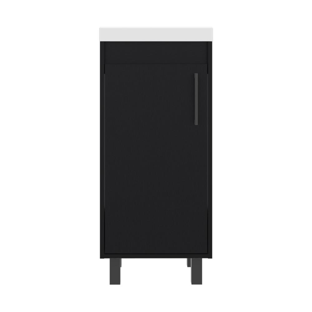 Mueble Lavamanos a Piso Oxford, Wengue, Incluye Lavamanos 40cm ZF