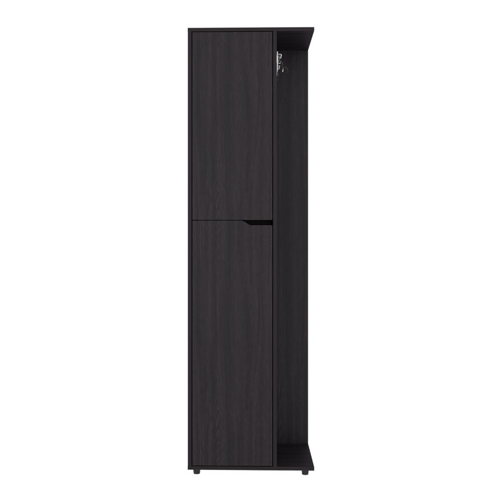Mueble de Aseo Cruella, Wengue, Incluye colgador para escobas ZF