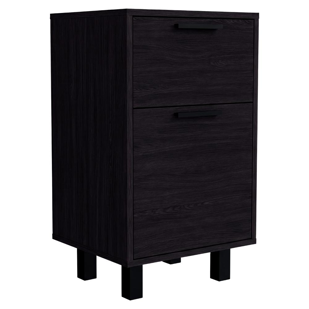 Mesa de Noche Secret, Kronos Wengue, con una puerta y cajón secreto ZF