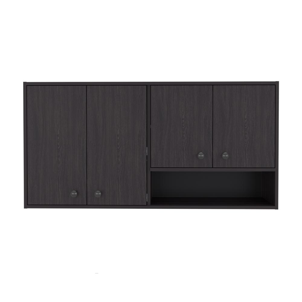 Gabinete Superior Cantabria 120, Wengue, con Cuatro Puertas Batientes ZF