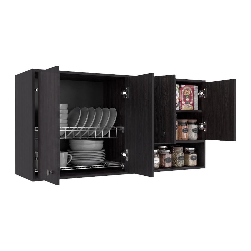 Gabinete Superior Cantabria 120, Wengue, con Cuatro Puertas Batientes ZF