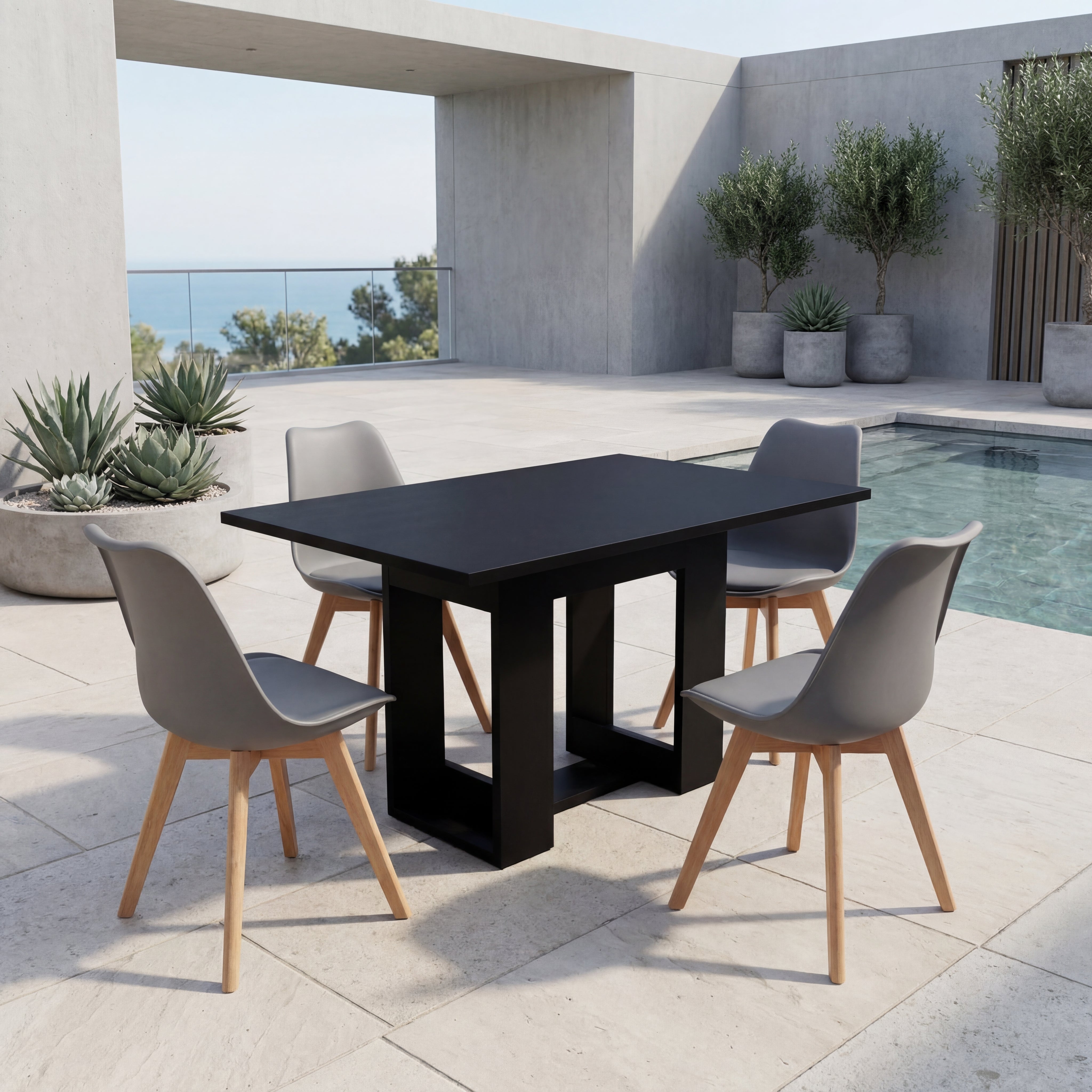 Combo Comedor Guty, Incluye Comedor y 4 Sillas
