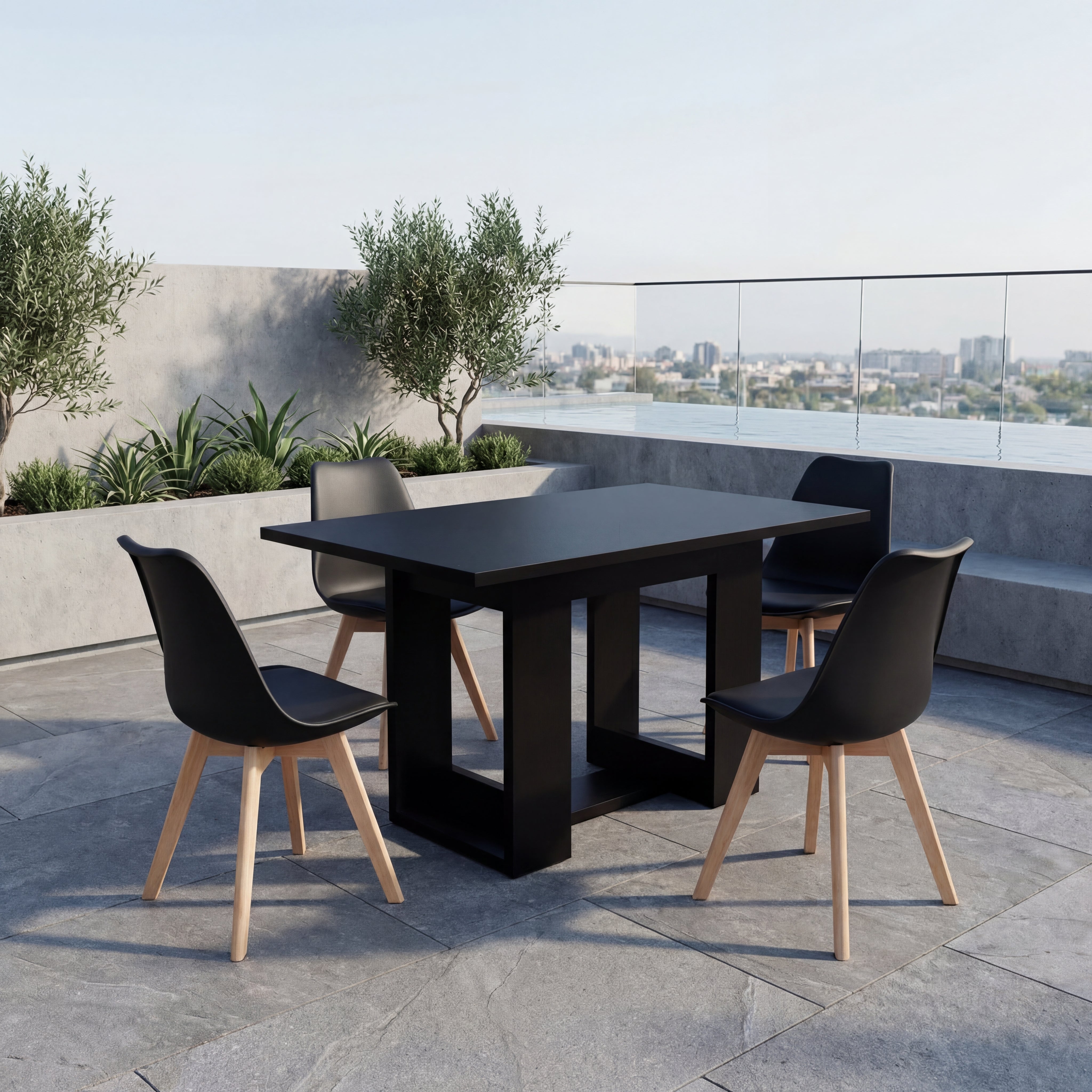 Combo Comedor Gallon, Incluye Comedor y 4 Sillas
