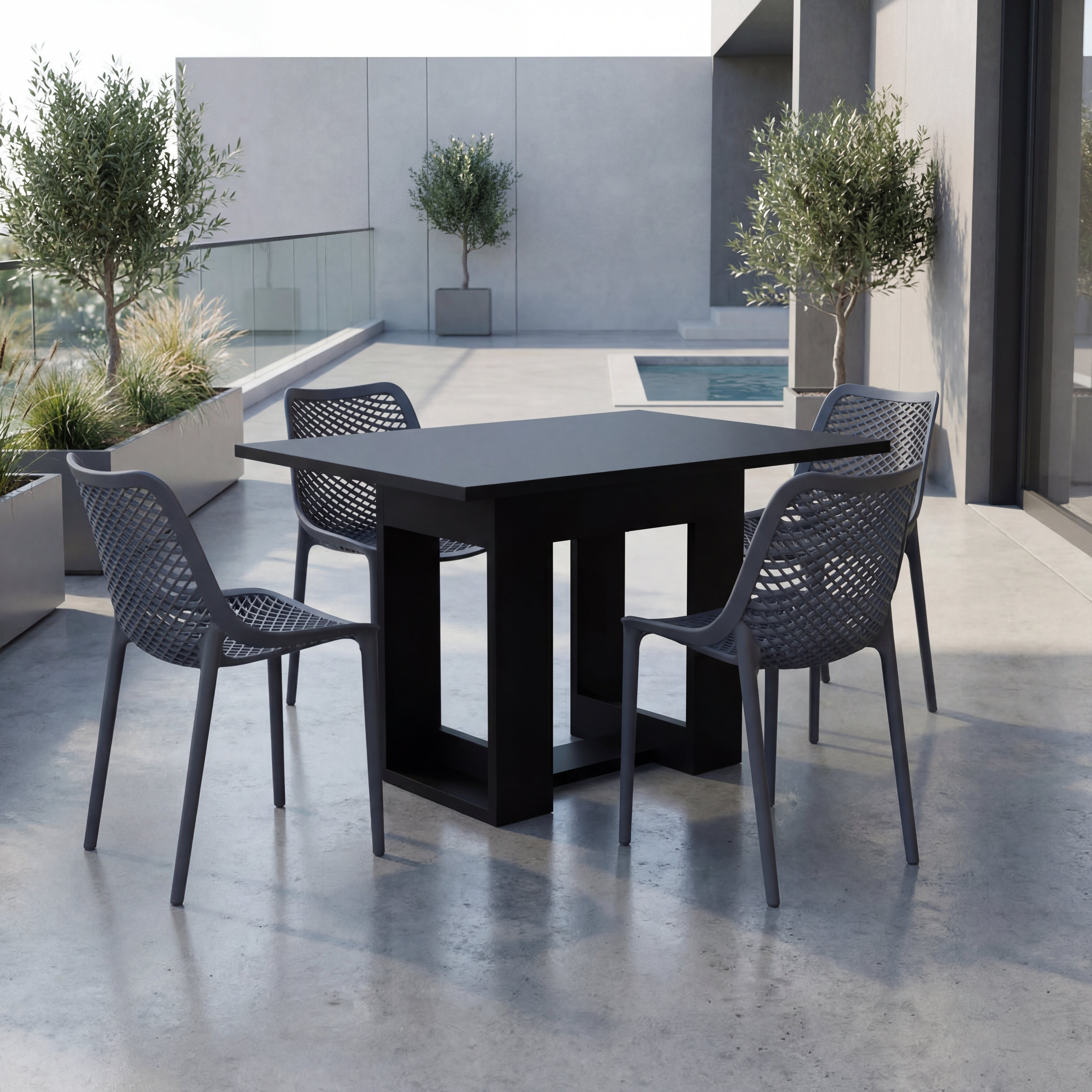 Combo Comedor Yuca, Incluye Barra de Cocina y 4 Sillas
