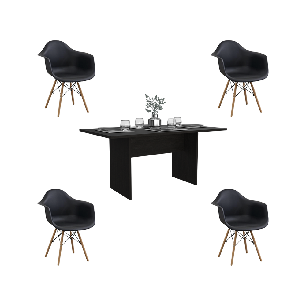 Combo Comedor Kaper , Incluye Comedor y 4 sillas
