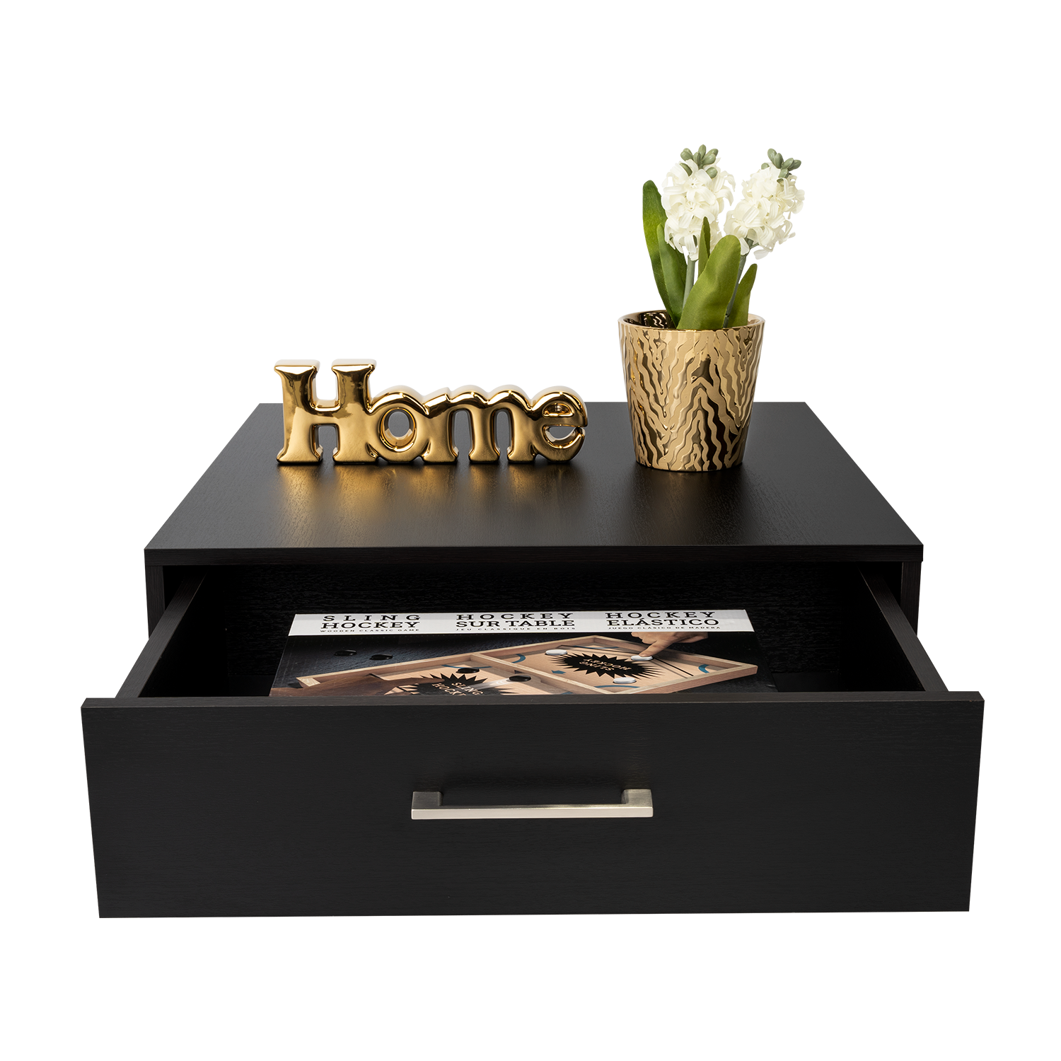 Mesa de Centro Ascher, Wengue, con Un Cajón ZF