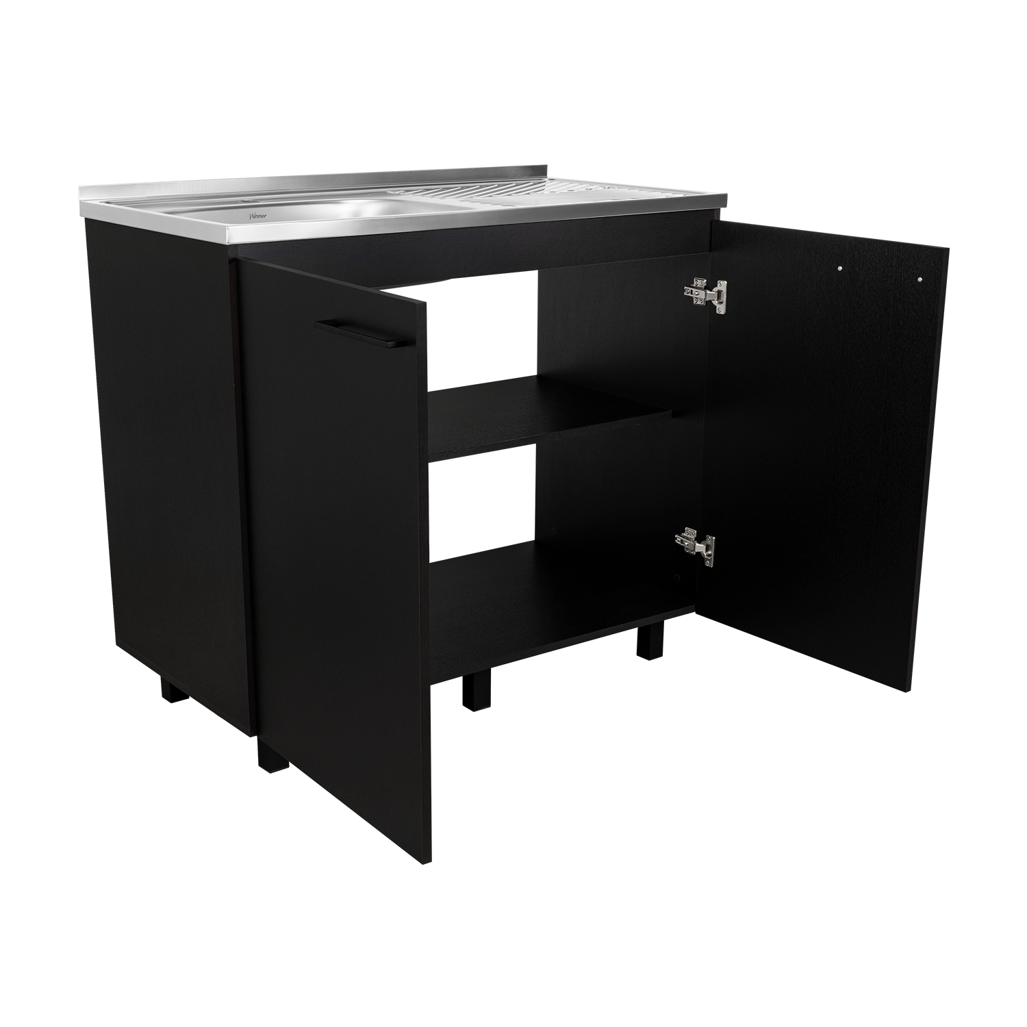 Gabinete Inferior Cantabria, Wengue, Ideal para Espacio Reducidos ZF