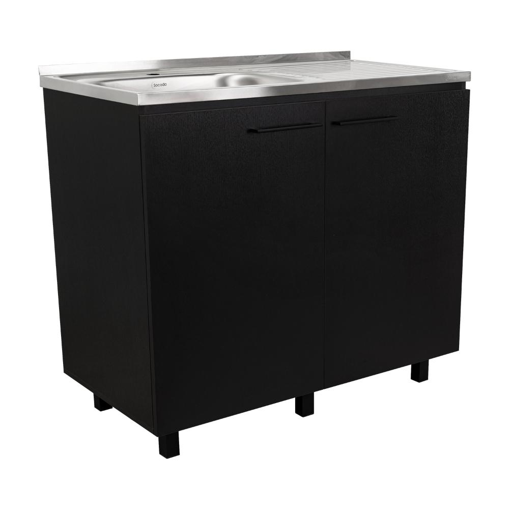 Gabinete Inferior Cantabria, Wengue, Ideal para Espacio Reducidos ZF
