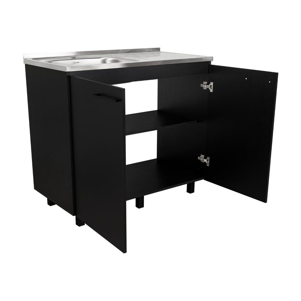 Gabinete Inferior Cantabria, Wengue, Ideal para Espacio Reducidos ZF