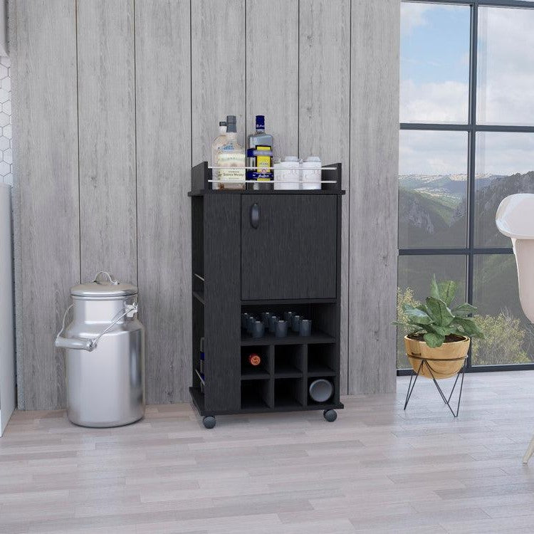 Bar Finland, Wengue, con Amplios Espacios para Ubicar Botellas ZF