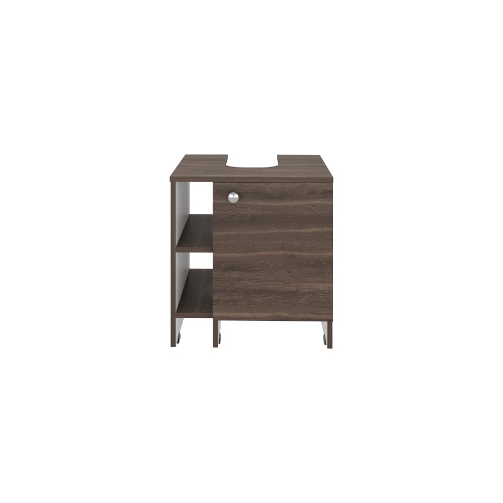 Mueble para Lavamanos Omahi, Milan y Blanco Duqueza, con Variedad de Entrepaños