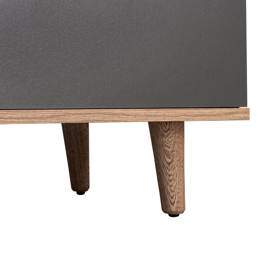 Bar Nashira, Miel y Plata Oscuro, con Dos Cajones con Riel Extensión y Una Puerta