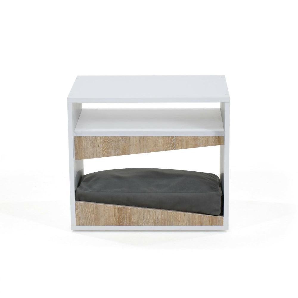 Mesa de Noche Agatha Cojin Blanco