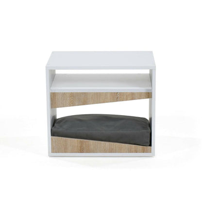 Mesa de Noche Agatha Cojin Blanco