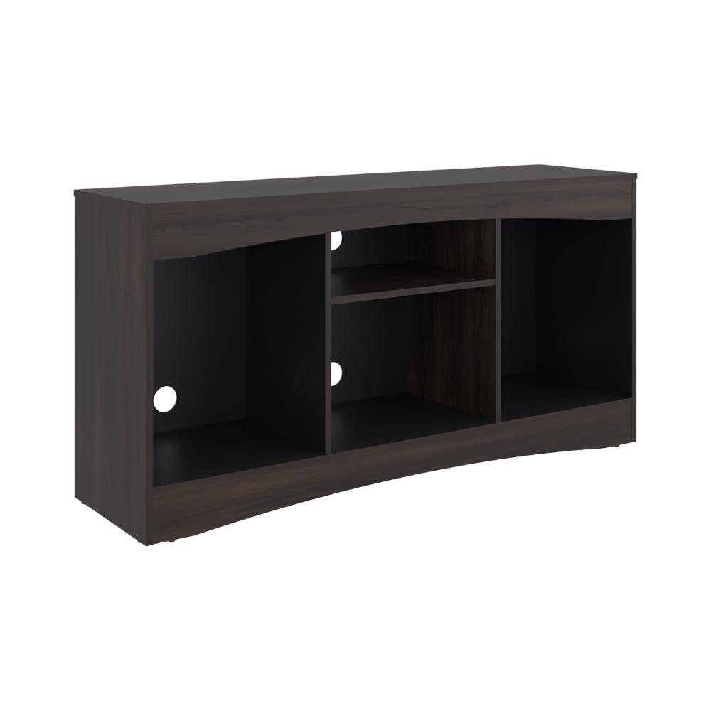Mesa Para Tv Fiorenzi, Nogal y Wengue, con espacio para TV de 55"