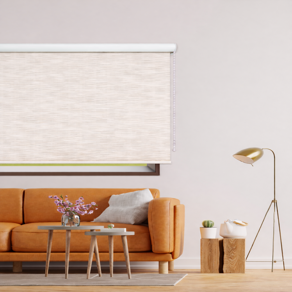 Persiana Enrollable Premium Screen Diseno Blanco 220X180