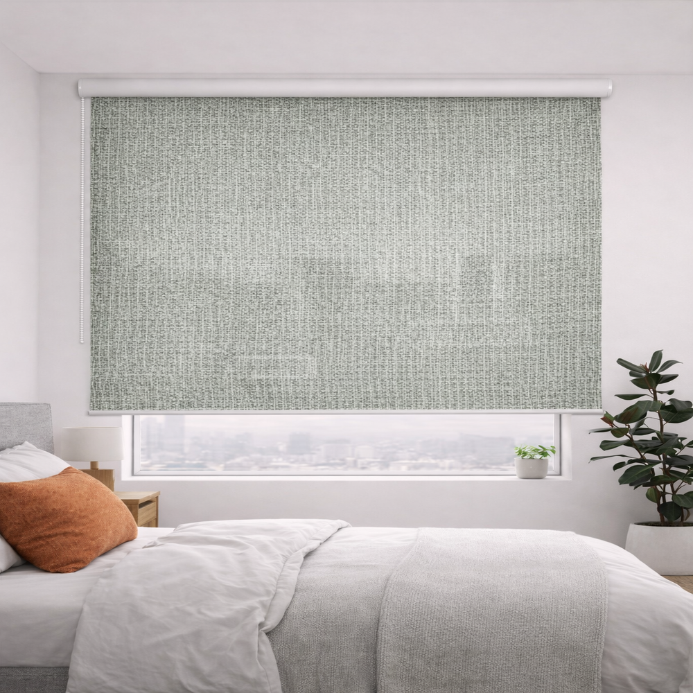 Persiana Enrollable Premium Screen Noa Gris/Blanco 220X180