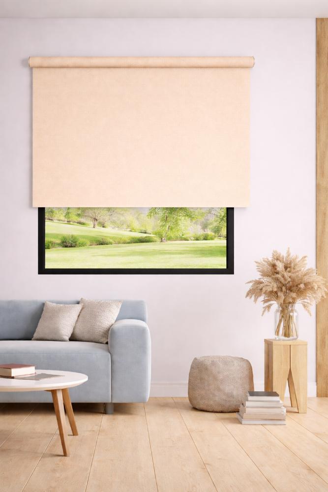 Persiana Enrollable Blackout Clasico Crema 200X180