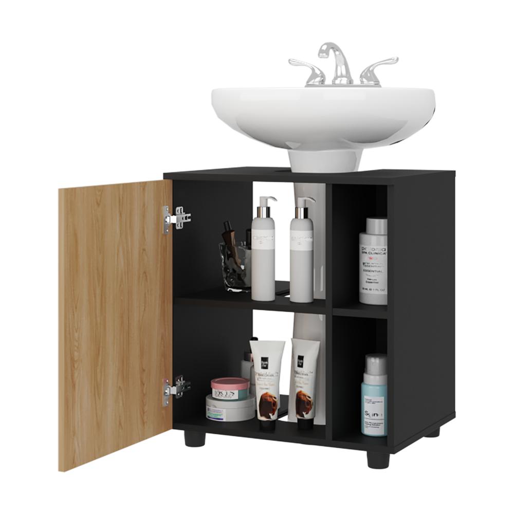 Mueble para Lavamanos Pascuale, Fresno Europeo y Wengue, No Incluye Lavamanos