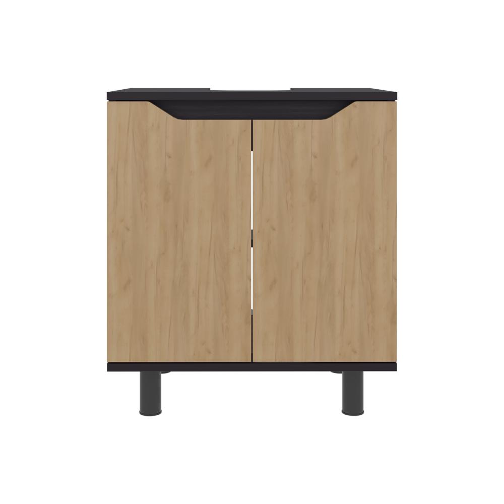 Mueble Para Lavamanos Marlo, Kronos Wengue y Kronos Fresno, No incluye Lavamanos