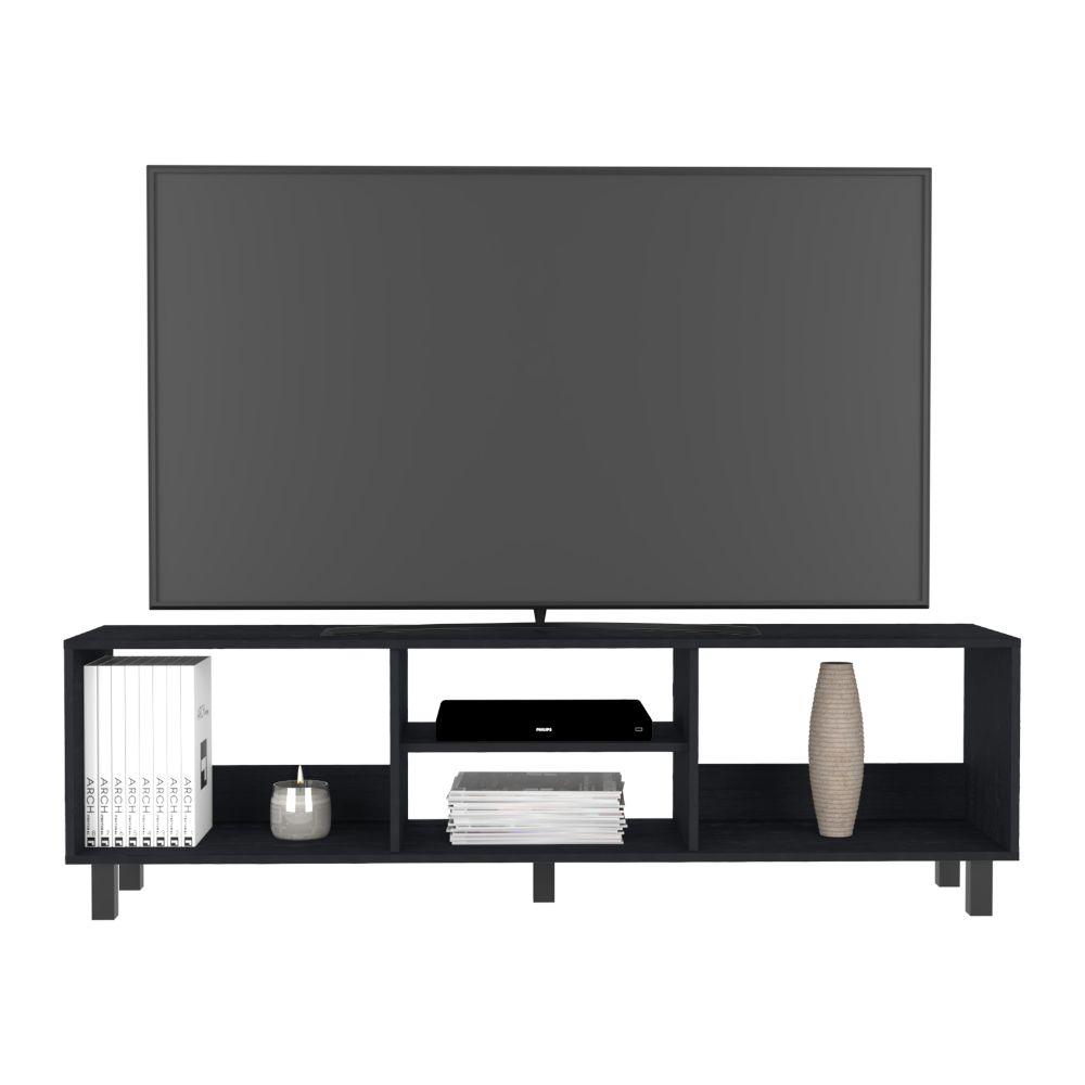 Mesa Para Tv Tunez Wengue, Para Televisor Hasta 70 Pulgadas CF - VIRTUAL MUEBLES