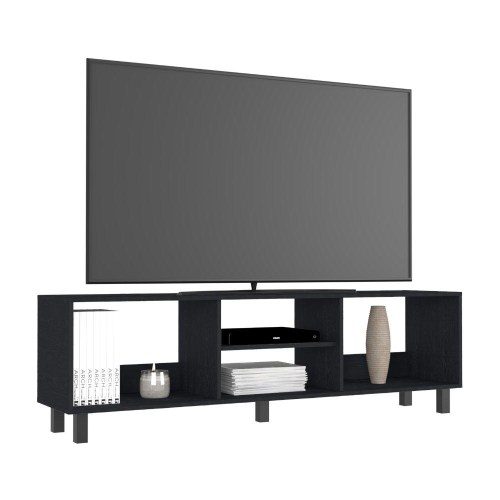 Mesa Para Tv Tunez Wengue, Para Televisor Hasta 70 Pulgadas CF - VIRTUAL MUEBLES