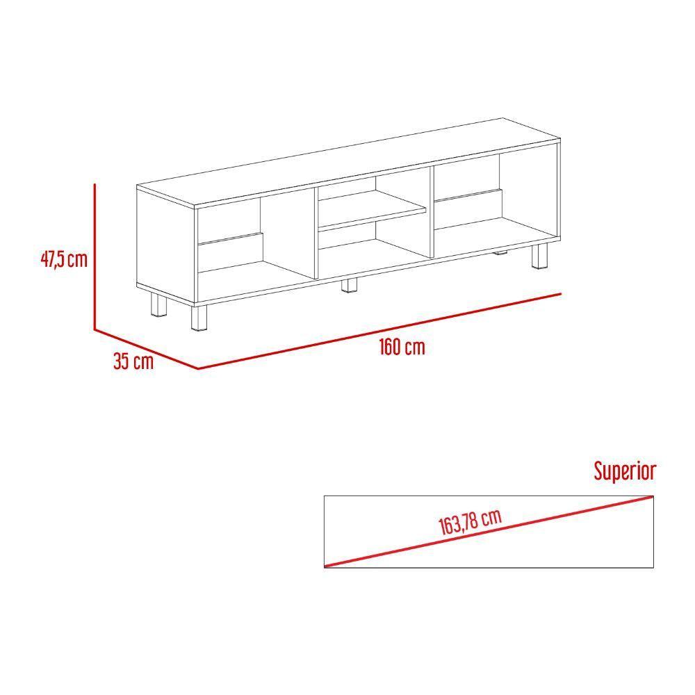 Combo para Sala Hefesto, incluye Mesa de Tv y Escritorio