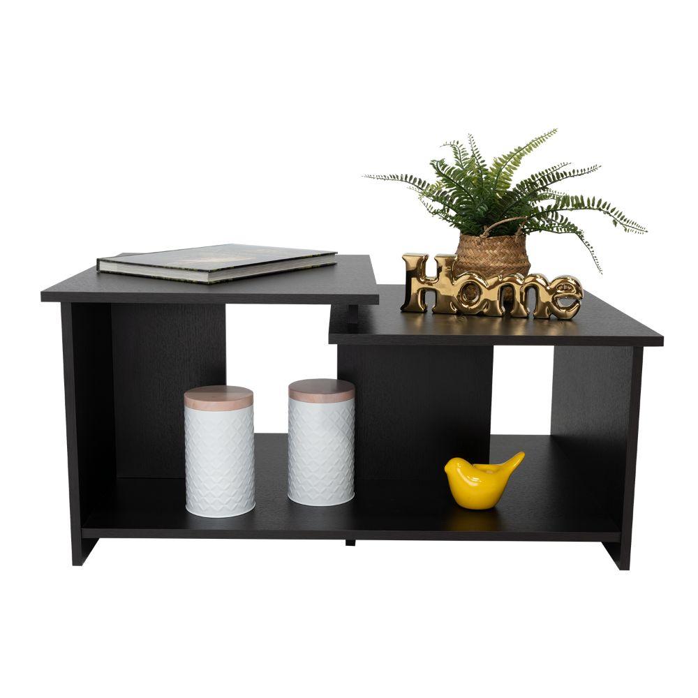 Mesa de Centro Trueno, Wengue, con Amplio Espacio Ideal Para Ubicar Decoraciones - VIRTUAL MUEBLES