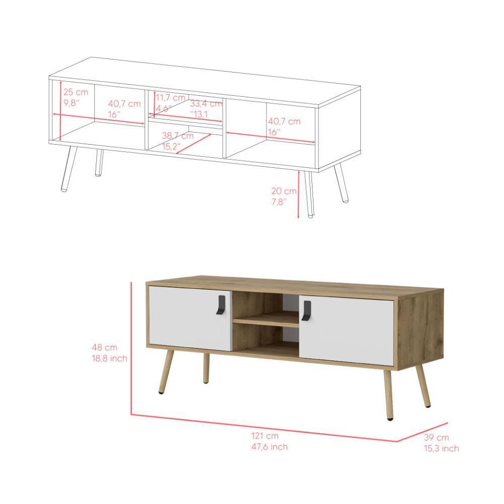 Combo para Sala Maory, Incluye Mesa de TV y Mesa de Centro