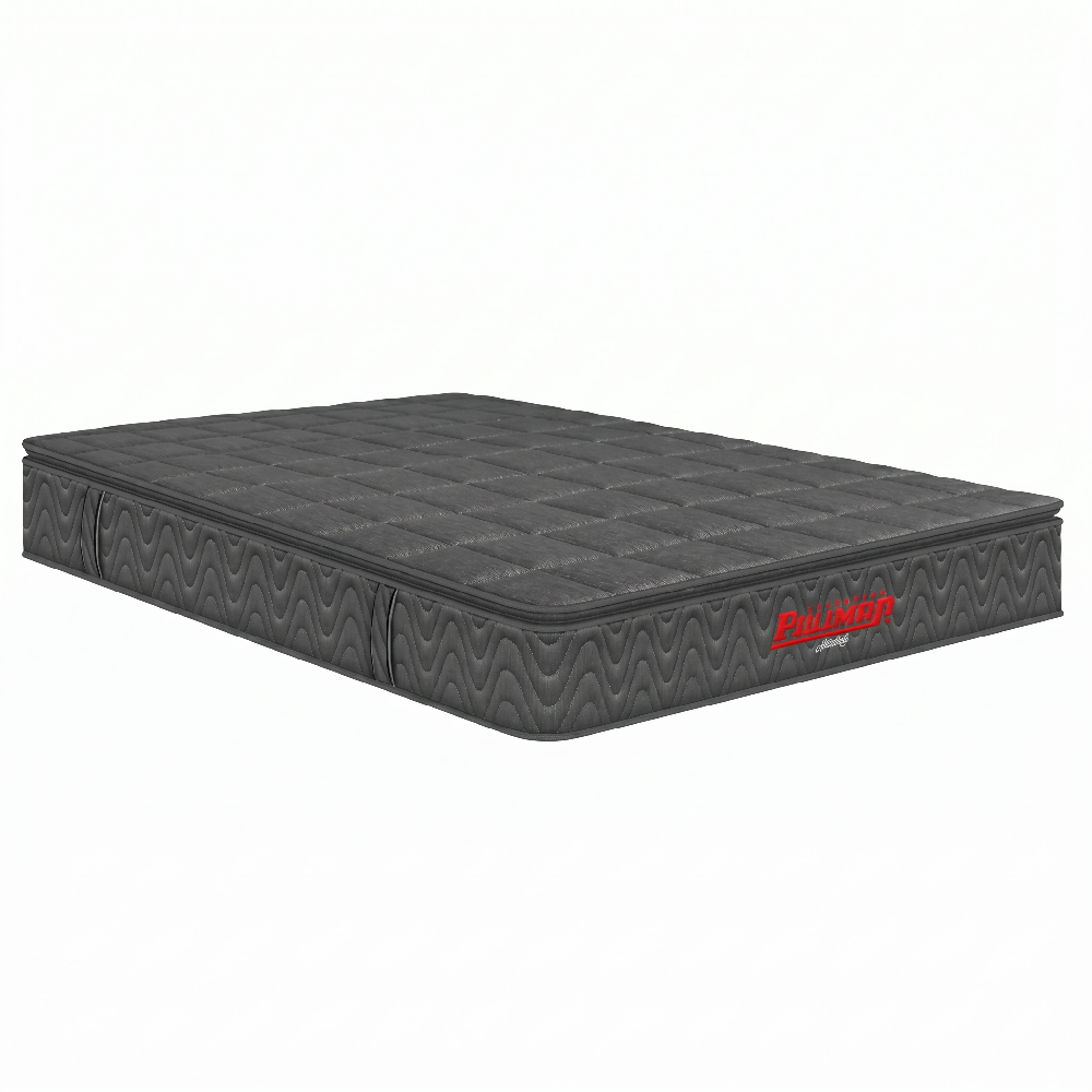 Colchón Orthopack Btu Mohnblatt 100X190 Sencillo, Color Gris