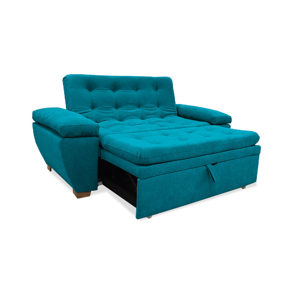 Sofacama Tobler Multifuncional Carrito Turquesa
