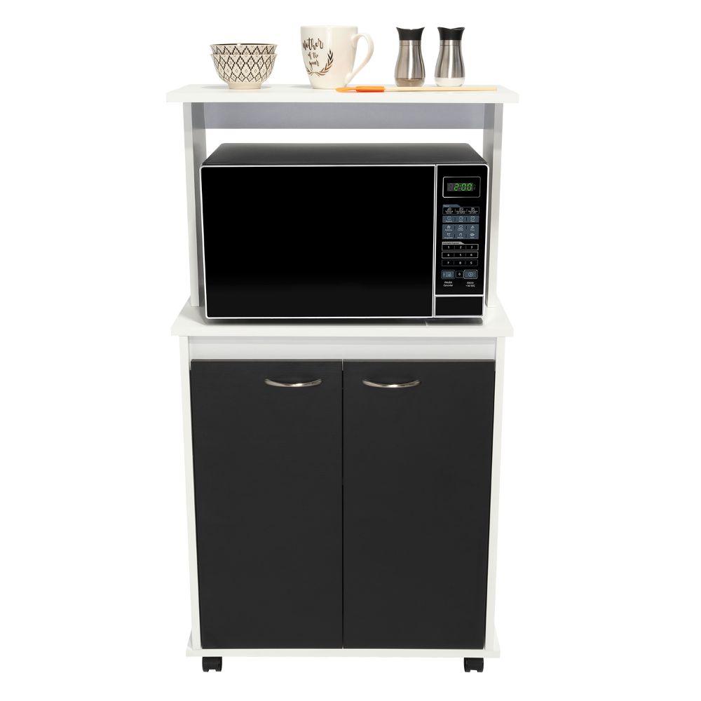 Mueble de Cocina para Microondas Blanco Rovere 63cm ancho