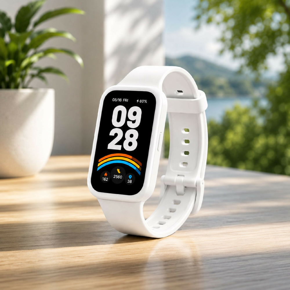 Pulsera De Actividad Xiaomi Smart Band 9 Active Resistente Agua Blanco