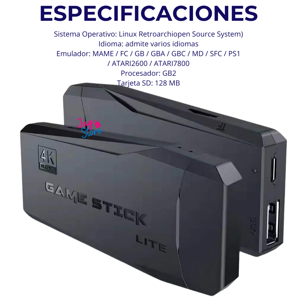 Consola Retro Inalámbrica 4k Más De 20.000 Videojuegos Clásicos
