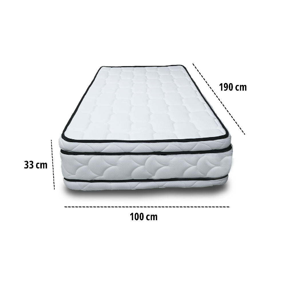 Colchón Nube Doble Pillow 100x190 Sencillo