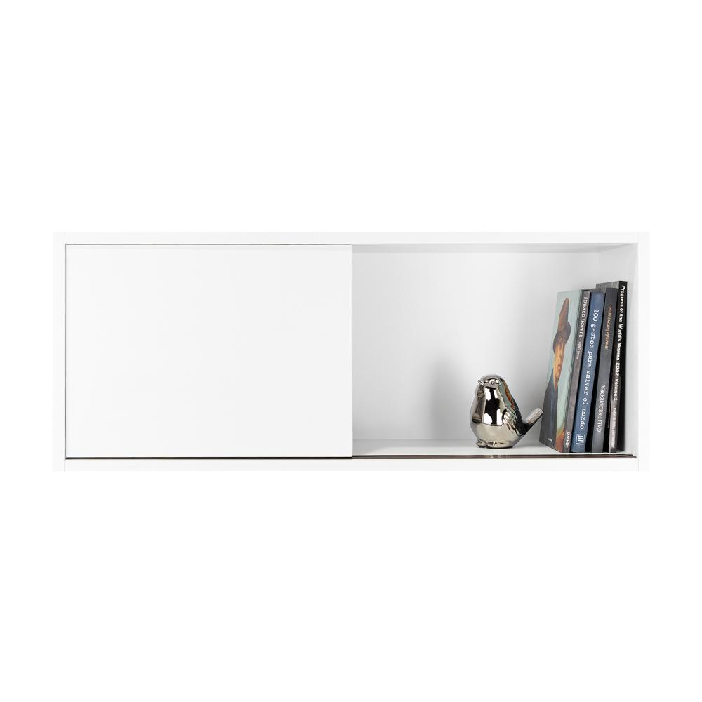 Gabinete Auxiliar Tanix, Blanco Duqueza, con puertas corredizas ZF